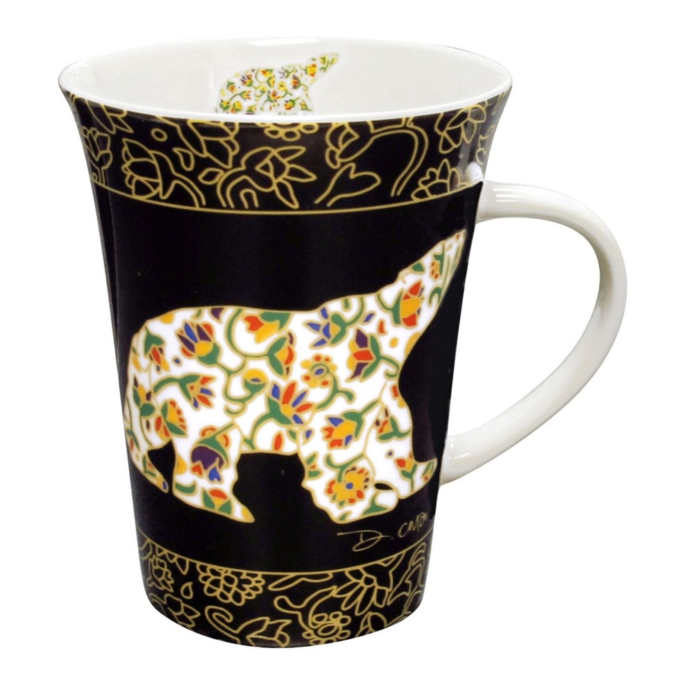 2 OSCARDO Porcelain Polar Bear Mugs